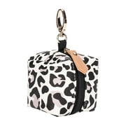 Pacifier Storage Case Portable Multifunctional Comfortably Useful Snap Leopard
