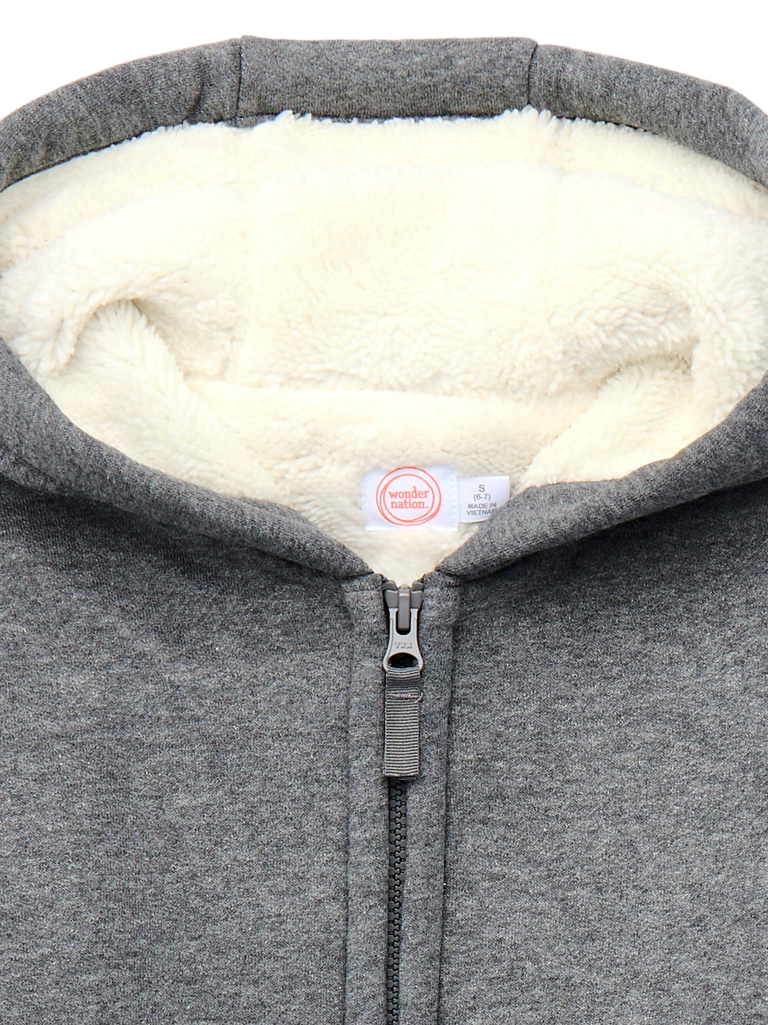 Wonder Nation Boys Kid Tough Hoodie with Long Sleeves, Sizes 4-18 & Husky