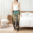 thumbnail image 4 of Balery Forest Maple Leaf Husky print Women's Pajama Pants,Ultra Lightweight Pjs,Lounge Pant-Small, 4 of 6