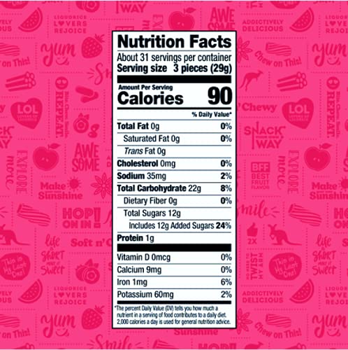 Wiley Wallaby Watermelon Licorice, 32 Ounce