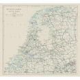 thumbnail image 3 of Baedeker 21x20 Black Modern Framed Museum Art Print Titled - Northern Netherlands Europe - Baedeker 1910, 3 of 5
