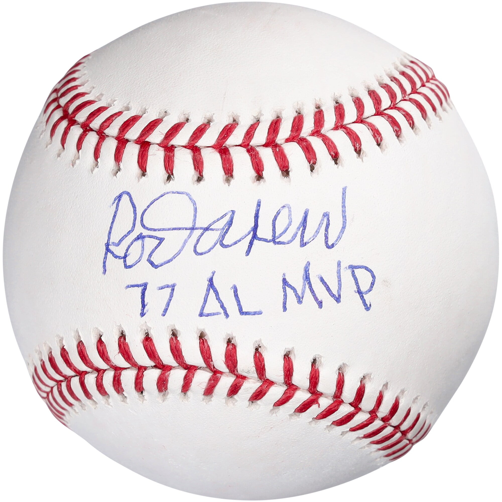 Rod Carew Minnesota Twins Autographed Baseball with 77 AL MVP Inscription  