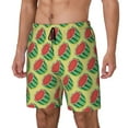 thumbnail image 2 of Daiia Summer Watermelon Mens Swim Trunks Swim Shorts Quick Dry Swim Shorts with Mesh Lining Pockets-X-Large, 2 of 9