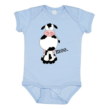 

Inktastic Cow-moo. Gift Baby Boy or Baby Girl Bodysuit