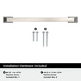 thumbnail image 4 of Amerock Incisive 6-5/16 inch (160mm) Center-to-Center Satin Nickel Cabinet Pull, 10 Pack, 4 of 4