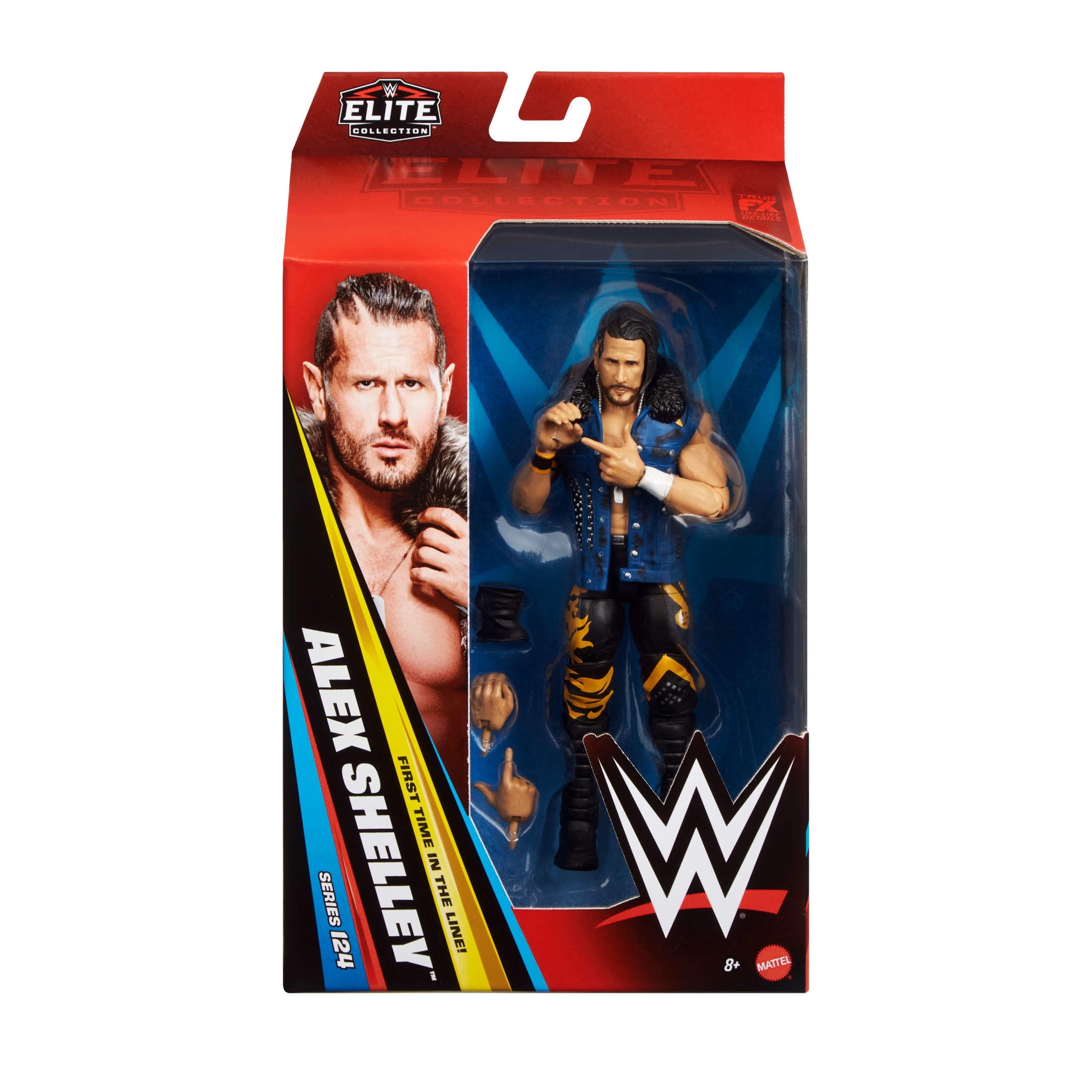 WWE Elite Alex Shelley Action Figure, Series #124, 6-inch
