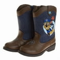 thumbnail image 5 of Nickelodeon Paw Patrol Cowboys Boots. (Toddler Little Kids), Color: Brown Blue, 7, 5 of 9