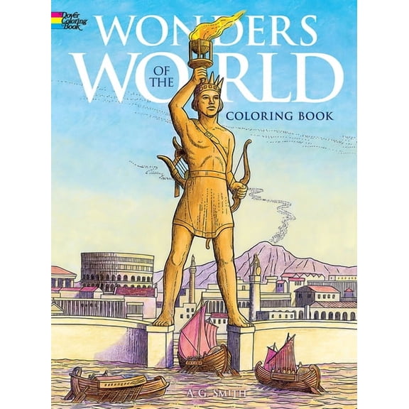 Dover World History Coloring Books Wonders of the World Coloring Book, (Paperback)