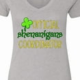 thumbnail image 4 of Inktastic Official Shenanigans Coordinator St. Patrick's Day Women's V-Neck T-Shirt, 4 of 5