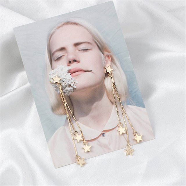 onlyliua Ofertas Del Día Liquidación Prime Hermosos Pendientes de Temperamento con Borlas de Estrellas y Colgantes de Rojo Roja para Mujer