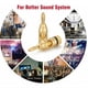 thumbnail image 5 of 12pcs banana plugs, premium 24K gold plated connector for HiFi speakers, speaker cable, home theater, speaker cable, 5 of 5