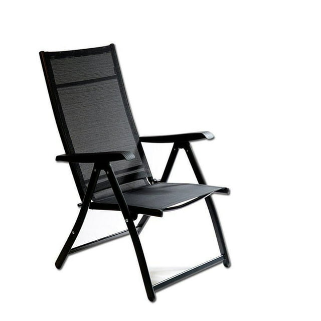 Chaise Pliante Inclinable Durable et Robuste pour Extérieur Intérieur Jardin Piscine (2)