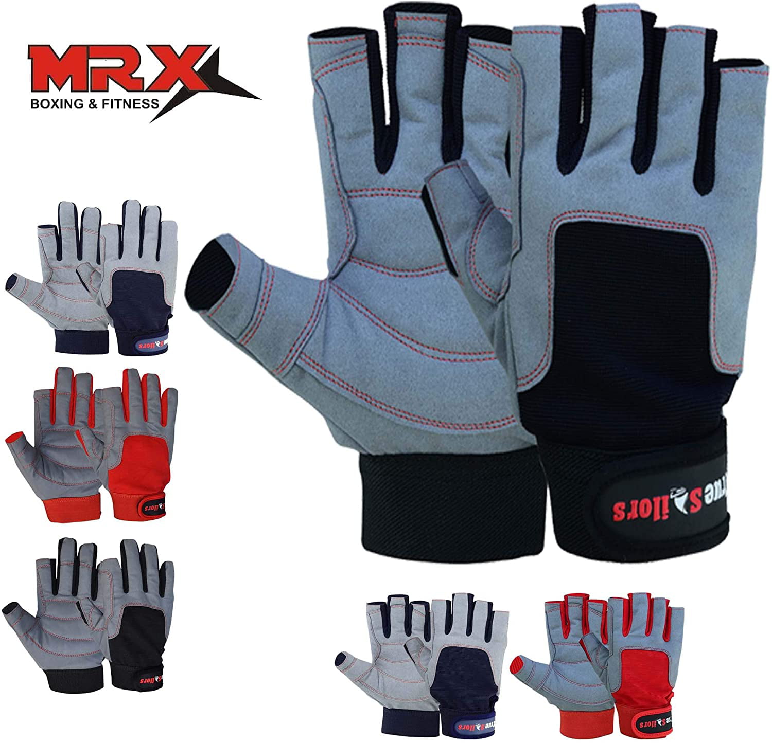 Details about   Red XL Leather Hand Grips with Wrist Support Training Gloves Pair by MAVA Sports 