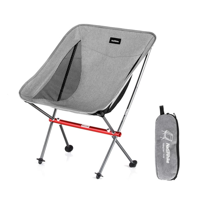 Silla de camping Naturehike YL05 ultraligera de 1,1 kg con soporte para 150 kg