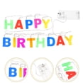 thumbnail image 1 of GARVALON happy birthday led light LED Letters Lights PVC Illumination for Indoor Lighting 1Pcs, 1 of 7