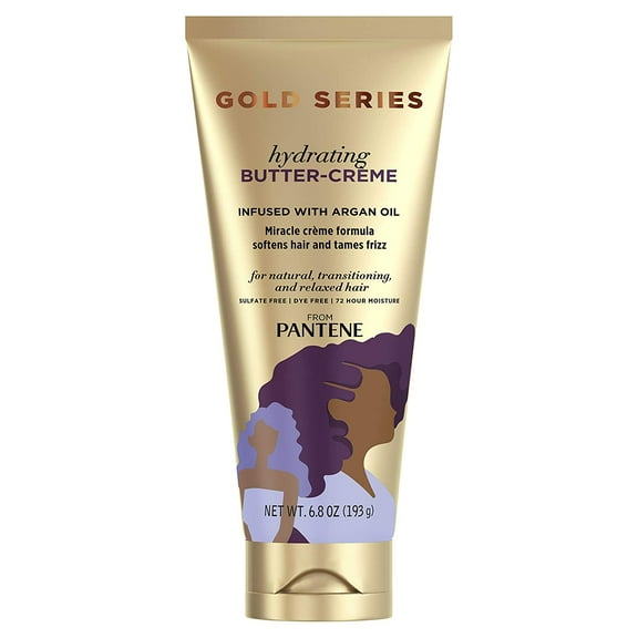 Pantene Pro V Gold Series Hydrating Butter Hair Styling Cream with Argan Oil, 6.8 oz