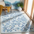 thumbnail image 2 of SAFAVIEH Soho Watson Geometric Area Rug, Navy/Blue, 6' x 6' Square, 2 of 11
