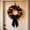 Black, variant on Surpdew Fall Bows for Wreath, Thanksgiving Wreath Bows Orange Red Buffalo Plaid Bow Natural Burlap Craft Bow Holiday Farmhouse Tree Bows for Basket Autumn Thanksgiving Decorations Supplies