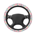 thumbnail image 3 of Naloa Cupcakes and Donuts Elastic Steering Wheel Cover, Auto Steering Wheel Cover – 15 Inch , Comfortable Grip, Fit Suvs,Vans Cars,Trucks, 3 of 8