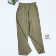 thumbnail image 2 of Jalioing Big Girls Straight Leg Sweatpants Solid Casual Loose Elastic Waist Open Bottom Joggers Workout Trousers, 2 of 6