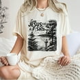 thumbnail image 4 of Even Jesus Had a Fish Story Graphic T-Shirt - Funny Fishing Tee for Men and Women, Outdoor Humor Apparel, Christian Fishing Gift, 4 of 7