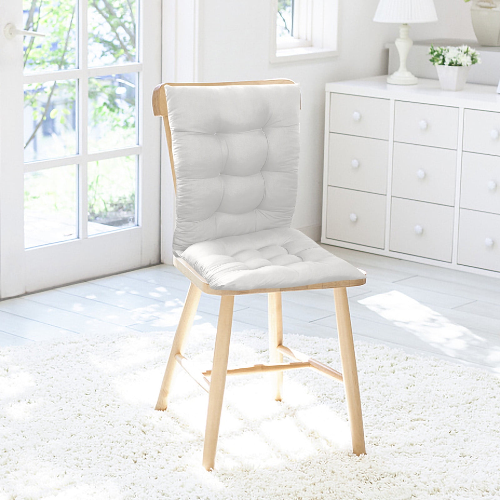 Clearance Sale - Solarium Indoor/Outdoor Rocking Chair Pad Seat And Seatback Cushion Waterproof and Fade-Resistant Patio Chair Cushions, Tufted Chair Pads for Rocking Chair