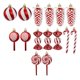 thumbnail image 1 of 15Pcs Christmas Ornaments Candy Theme Christmas Candy Ornaments Set,B, 1 of 5