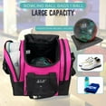 thumbnail image 4 of WOLT | Bowling Ball--Single Ball Tote Bag for Women Fit Bowling Accessories Pink Polyester, 4 of 7