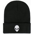 thumbnail image 2 of Gorro FUNCOOLCY White Alien Winter Warm para hombre y mujer, 2 of 7