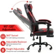 thumbnail image 3 of Reclining Gaming Racing Chair Office Chair High Back Ergonomic Swivel Computer Chair With Footrest Home Office Furniture For Adult Teen Kids, 3 of 8