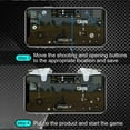 thumbnail image 2 of Mobile Game Fire Button phone Gaming Trigger L1 Shooter R1 D8C6 Controller X4D6, 2 of 6