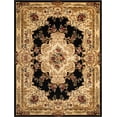 thumbnail image 3 of Unique Loom Versailles Collection Area Rug - Charles (9' x 12' Rectangle Black/Cream), 3 of 7