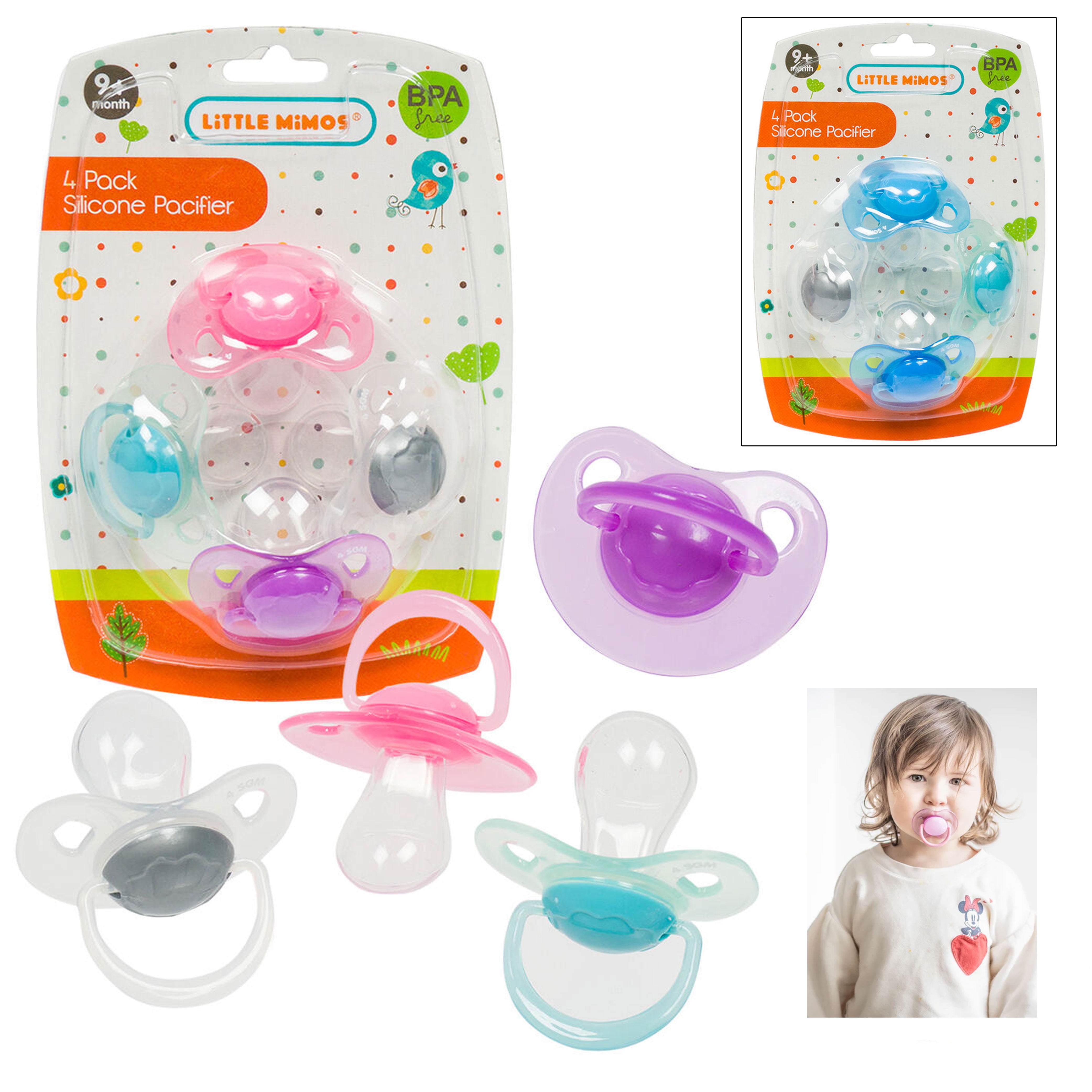 Newborn Baby Silicone Nipple Soother Pacifier Infant Orthodontic Dummy Teether 