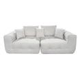 thumbnail image 1 of Ilios Innova | Sofá Modular Livorno 2 Plazas Beige Comprimido, Tapizado Poliéster con Textura Suave, Estructura de Memory Foam., 1 of 9