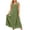 Green, variant on Dvprdro V Neck Sleeveless Wrap Tie Front Cotton Linen Maxi Dress for Women Loose Fit A Line Summer Vacation Casual