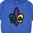 thumbnail image 3 of Inktastic Fleur De Lis Mardi Gras Holiday Toddler Hoodie, 3 of 4