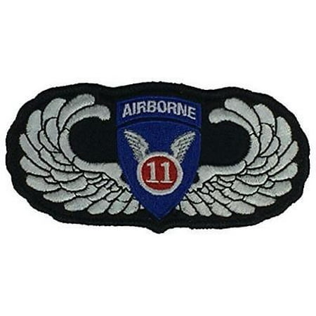 - US ARMY ELEVENTH 11TH AIRBORNE DIVISION ABD JUMP WINGS PATCH ANGELS AIR ASSAULT