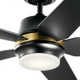 thumbnail image 4 of 300059SBK Kichler Lighting Maeve - 52 Inch Ceiling Fan with Light Kit-Black Finish, 4 of 6