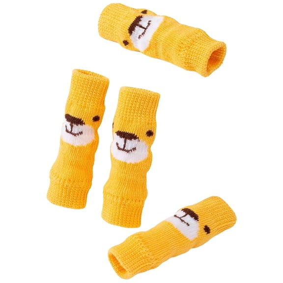 Ngheia Non-Slip Dog Socks 4Pcs, 4Pcs Non Dog Socks Pet Protectors with Grips Soft Knit Dog Socks for Small Medium Dogs Cats Indoor Wear, Non-Slip Dog Socks*1 Set of 4 Pieces