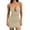 Beige, variant on Dresses for Women 2024 Women's Sexy Dress Bodycon Ruched Halter Mini Party Club Dress Milkmaid Dress (Beige,XXL)