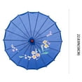 thumbnail image 4 of THY COLLECTIBLES 22" Kid's Size Japanese Chinese Umbrella Parasol For Wedding Parties, Photography, Costumes, Cosplay, Decoration And Other Events (Blue), 4 of 4