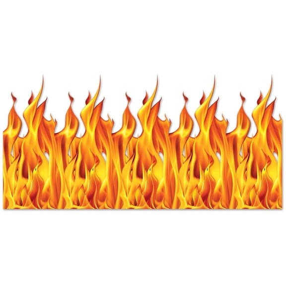 6 Pack Beistle Halloween Flame Backdrop