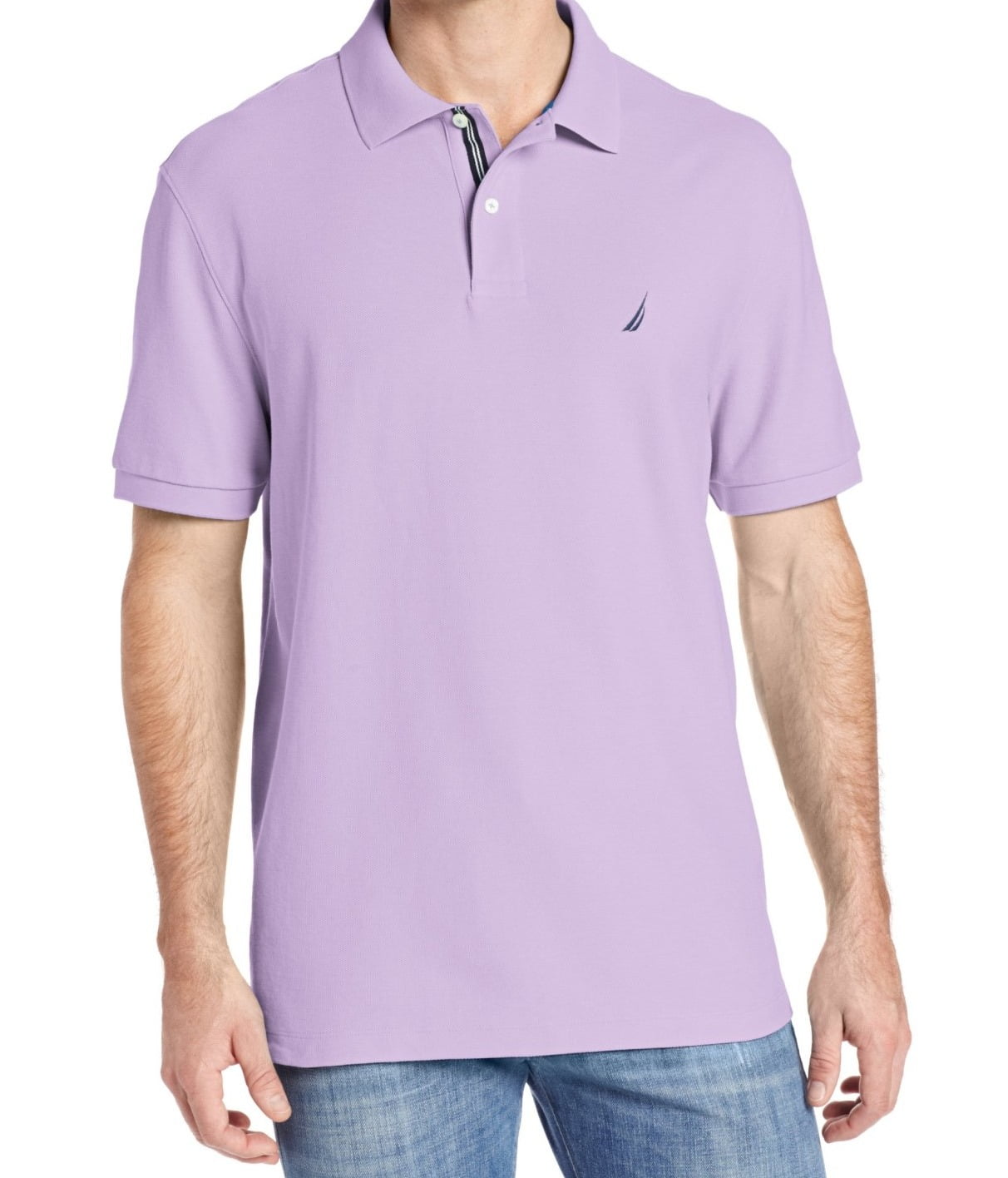 Nautica - Nautica NEW Purple Mens Size Medium M Classic-Fit Pique Polo Shirt - Walmart.com 