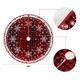 thumbnail image 2 of Falda Pie De Arbol Navideño Decoracion Copos Nieve 122cm Xtellar rojo, 2 of 4