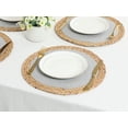 thumbnail image 6 of Unique Bargains Set of 4 Placemats for Dining Table Decor Table Mats Light Gray 14x14in, 6 of 7