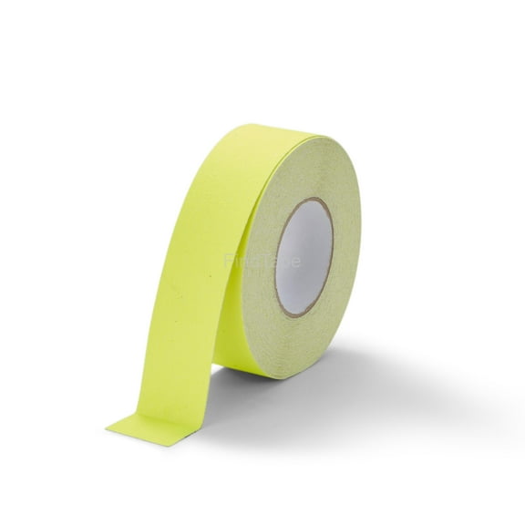 FindTape AST-35 Premium Anti-Slip Non-Skid Tape [Fluorescent Colors, 60 grit]: 2 in. x 60 ft. (Fluorescent Yellow)