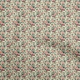 thumbnail image 1 of oneOone Polyester Spandex Light Yellow Fabric Florals Sewing Material Print Fabric By The Yard 56 Inch Wide, 1 of 4