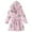 AB25 Pink, variant on Toddler Girls Boys Pajamas Dinosaur Print Long Sleeve Cute Ear Hooded Robe Warm Cute Autumn Winter Kids Robe Sleepwear Dark Gray Size 3-4 Years