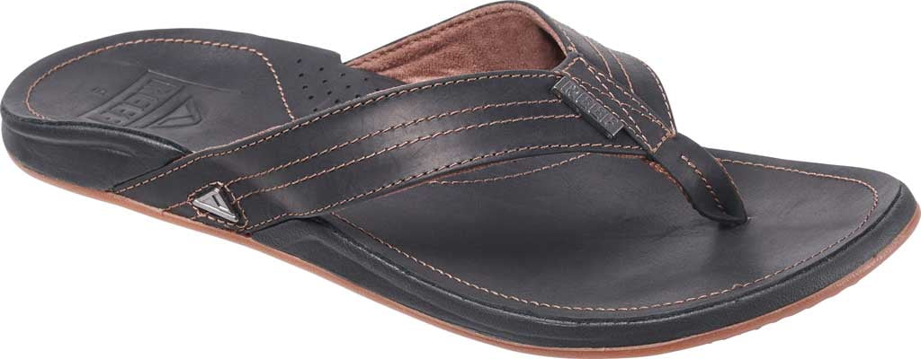 Men's Shoes Reef J BAY III Leather Flip Flop Sandals RF002616 NOCHE *New* 