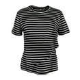 thumbnail image 4 of FAIWAD Nursing Shirts for Breastfeeding Pregnant Short Sleeve Pullover Maternity Clothing for Women, 4 of 9